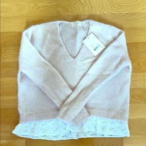 Sezáne Alfred Sweater - Light pink / nude NWT